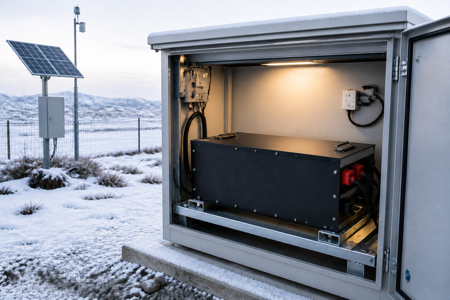 Custom Low-Temperature Lithium Battery Outdoor Installation Reference